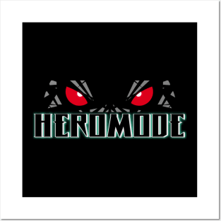 HeroMode Alpha logo Posters and Art